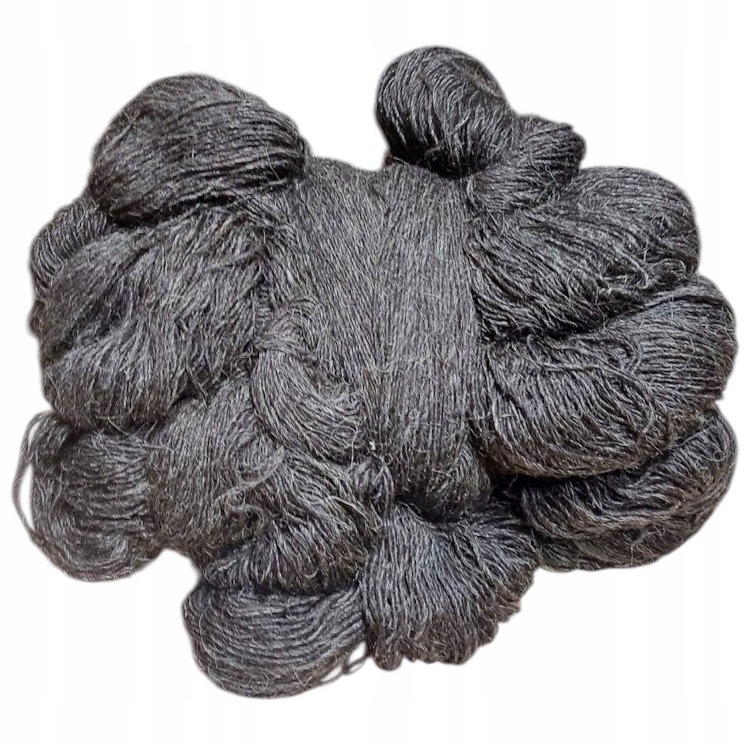 WŁÓCZKA Wełna owcza Naturalny Kłębek Wełny 100% Naturalna 1kg CZARNA