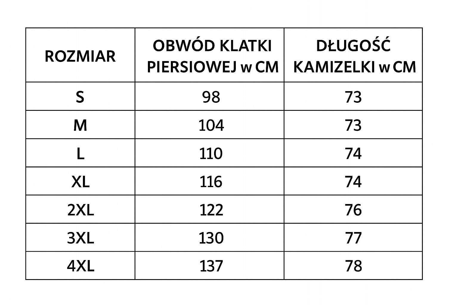 Ciepła Kamizelka Wełniania Damska Męska Merynos Na Zamek S-4XL