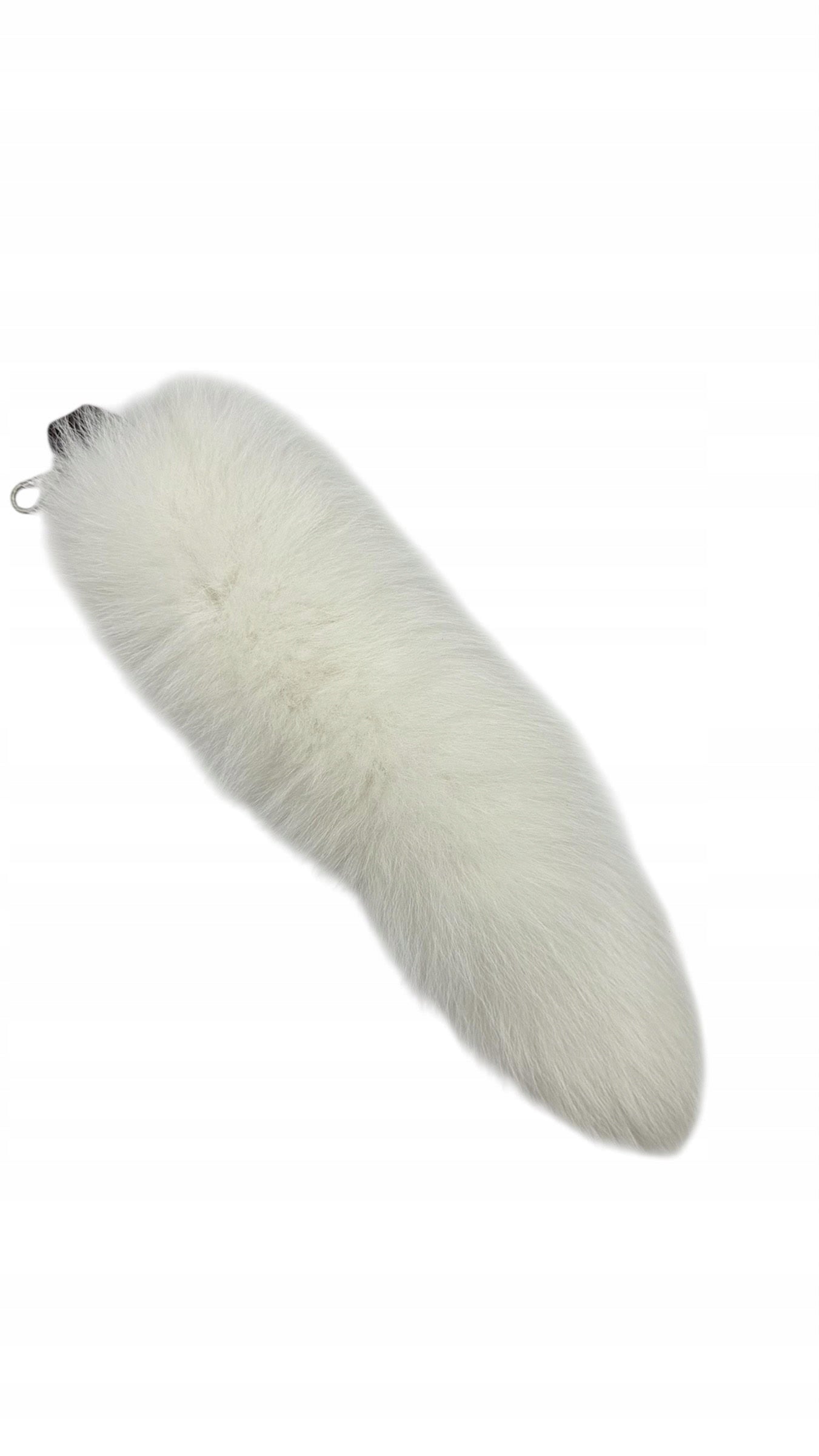 Lisia Kita Naturalna Prawdziwe Futro Zawieszka Na Motocykl ~35CM