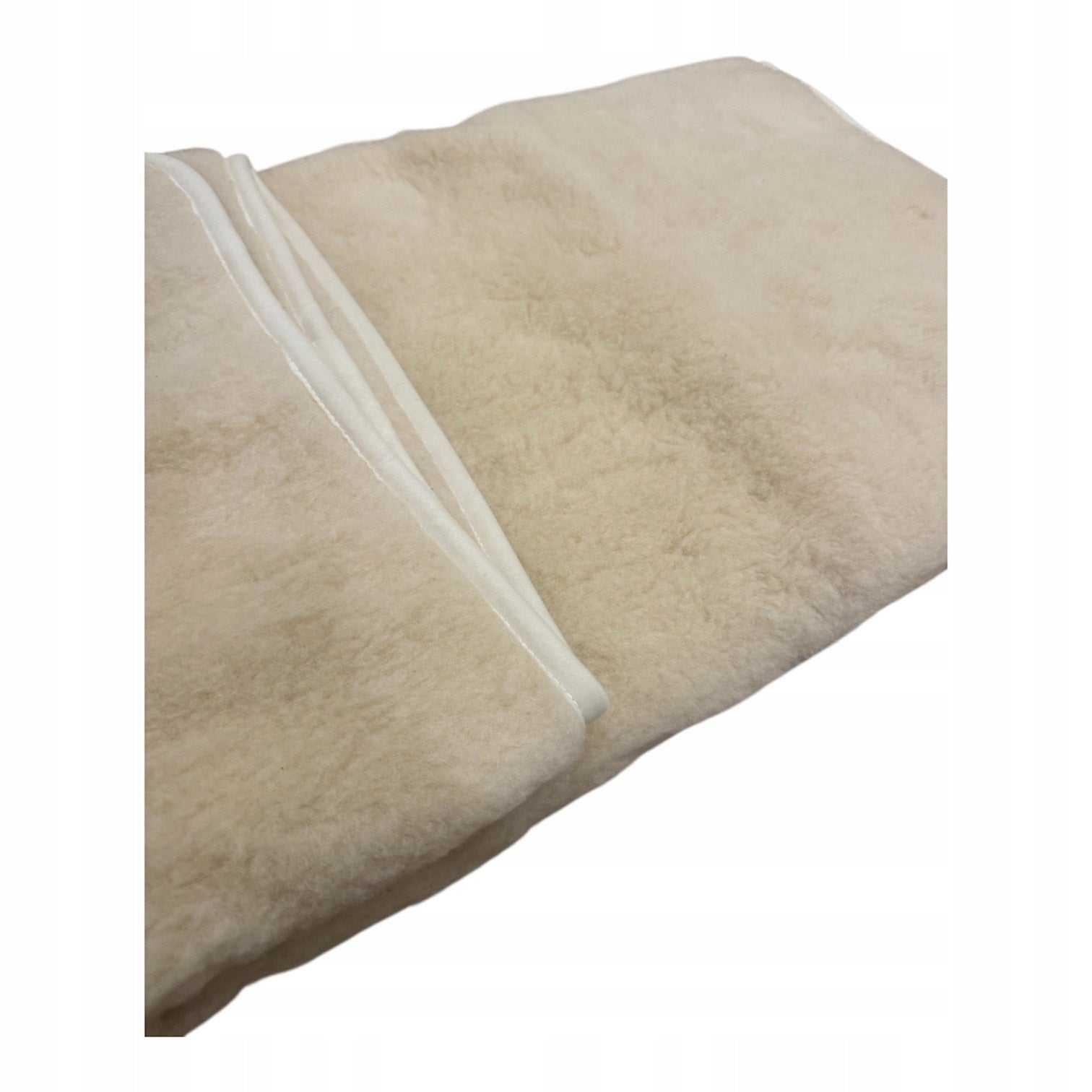 Wełniany Koc Ciepły Kocyk 140x100 Cm Naturalny Miękki Przytulny DLA DZIECI